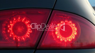 Auto Rücklichter beim Bremsen - Car rear Lights