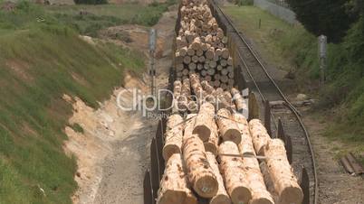 lumber train