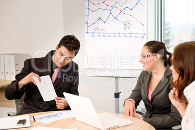 Business meeting - group of people in office