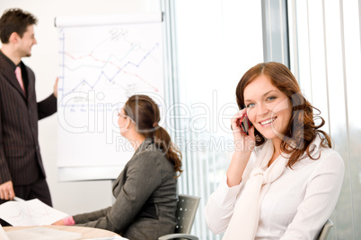 Business meeting - group of people in office