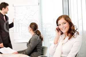 Business meeting - group of people in office