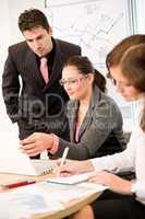 Business meeting - group of people in office