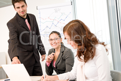 Business meeting - group of people in office