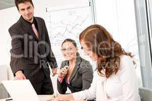 Business meeting - group of people in office