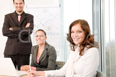 Business meeting - group of people in office