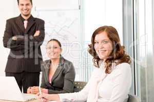 Business meeting - group of people in office