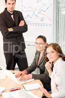 Business meeting - group of people in office