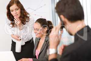 Business meeting - group of people in office