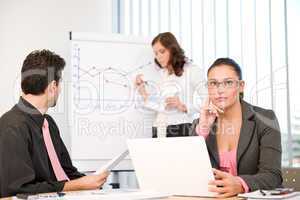 Business meeting - group of people in office