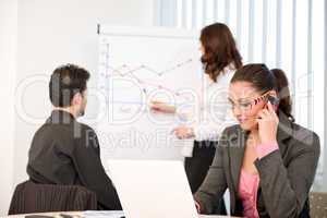 Business meeting - group of people in office