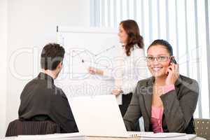 Business meeting - group of people in office