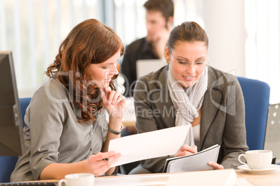 Business meeting - group of people in office