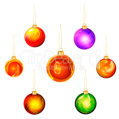 Set christmas ball