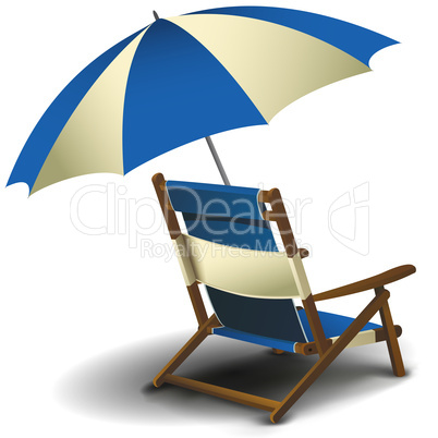 umbrella with chair