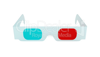 Stereoscopic 3D glasses for 3DTV isolated