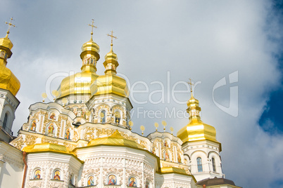 Golden Cupola of Orthodox church