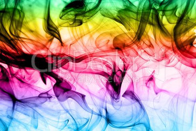 Abstract colorful fume background