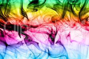 Abstract colorful fume background
