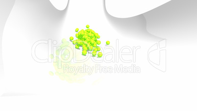 3D Ball Tube Pic - Green 01