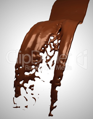 Liquid chocolate flow Large resolution