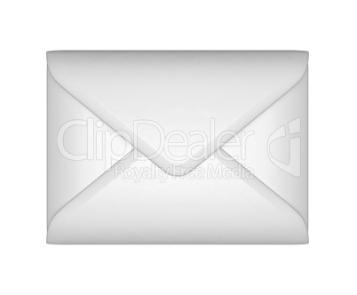 Mail and post - White sealed envelope