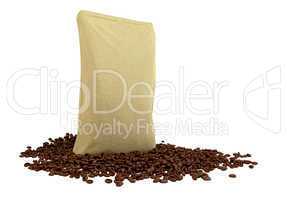 Sacking Package on coffee beans