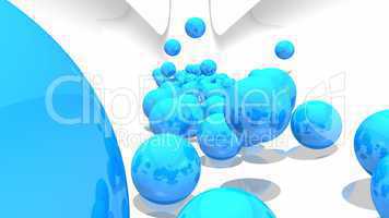3D Ball Tube Pic - Blue 03