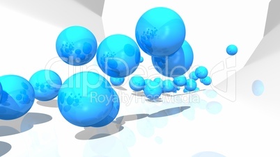 3D Ball Tube Pic - Blue 04