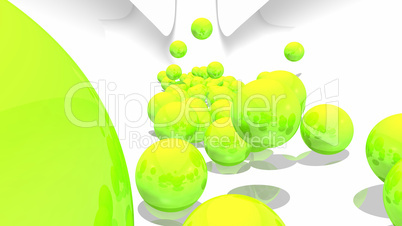 3D Ball Tube Pic - Green 03