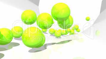 3D Ball Tube Pic - Green 04