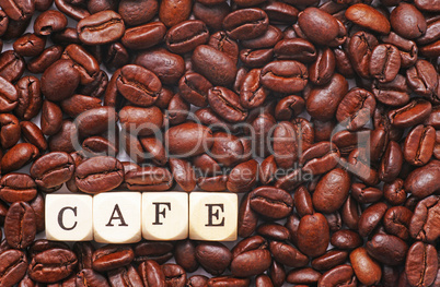Cafe - Coffee Beans - Kaffeebohnen