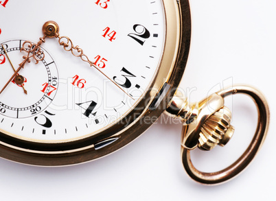 Golden Pocket Watch - Nahaufnahme Taschenuhr