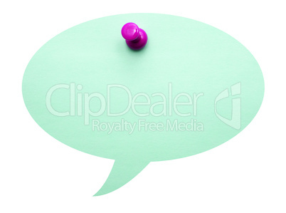 Dialog Bubble green pink - Sprechblase