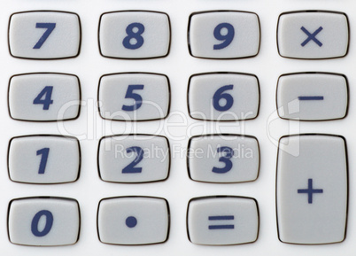 Taschenrechner Tastatur - Pocket Calculator Detail
