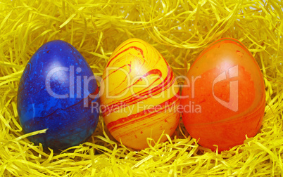 Colourful Easter Nest - Farbiges Osternest