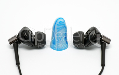Headphones with Ear Plug - Kopfhörer mit Ohrstöpsel