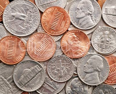 Dollar and Cent Coins - US Currency