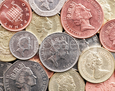 British Pounds and Penny's - Old Money