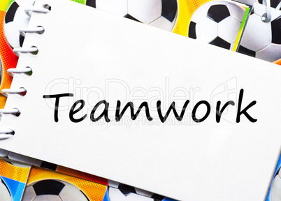 Teamwork - Soccer/Fußball Concept