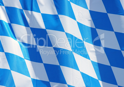 Flagge Bayern - Bavarian Flag Detail