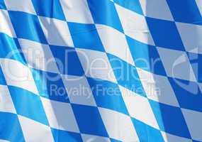 Flagge Bayern - Bavarian Flag Detail