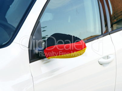 Fußball Fan Auto