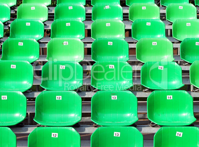 Sitzreihen grün - Seats