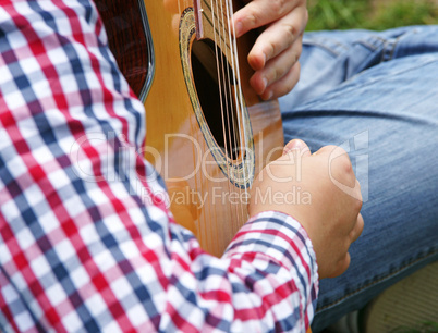 Gitarren Spieler - Guitar Man