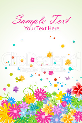 floral vector background