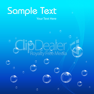 bubbly vector background