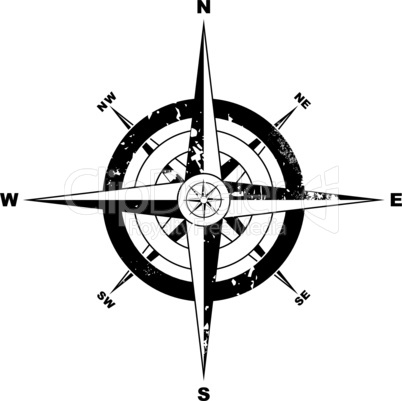 grunge compass