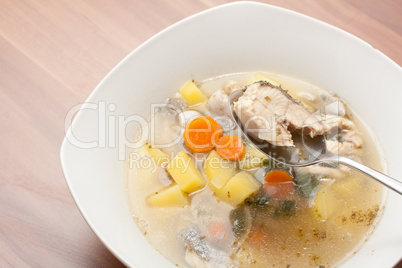 Ucha -russische Fischsuppe