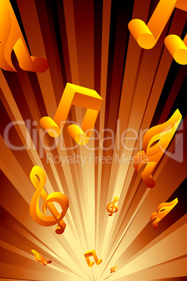 abstract musical background