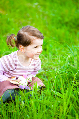 Portrait of a toddler